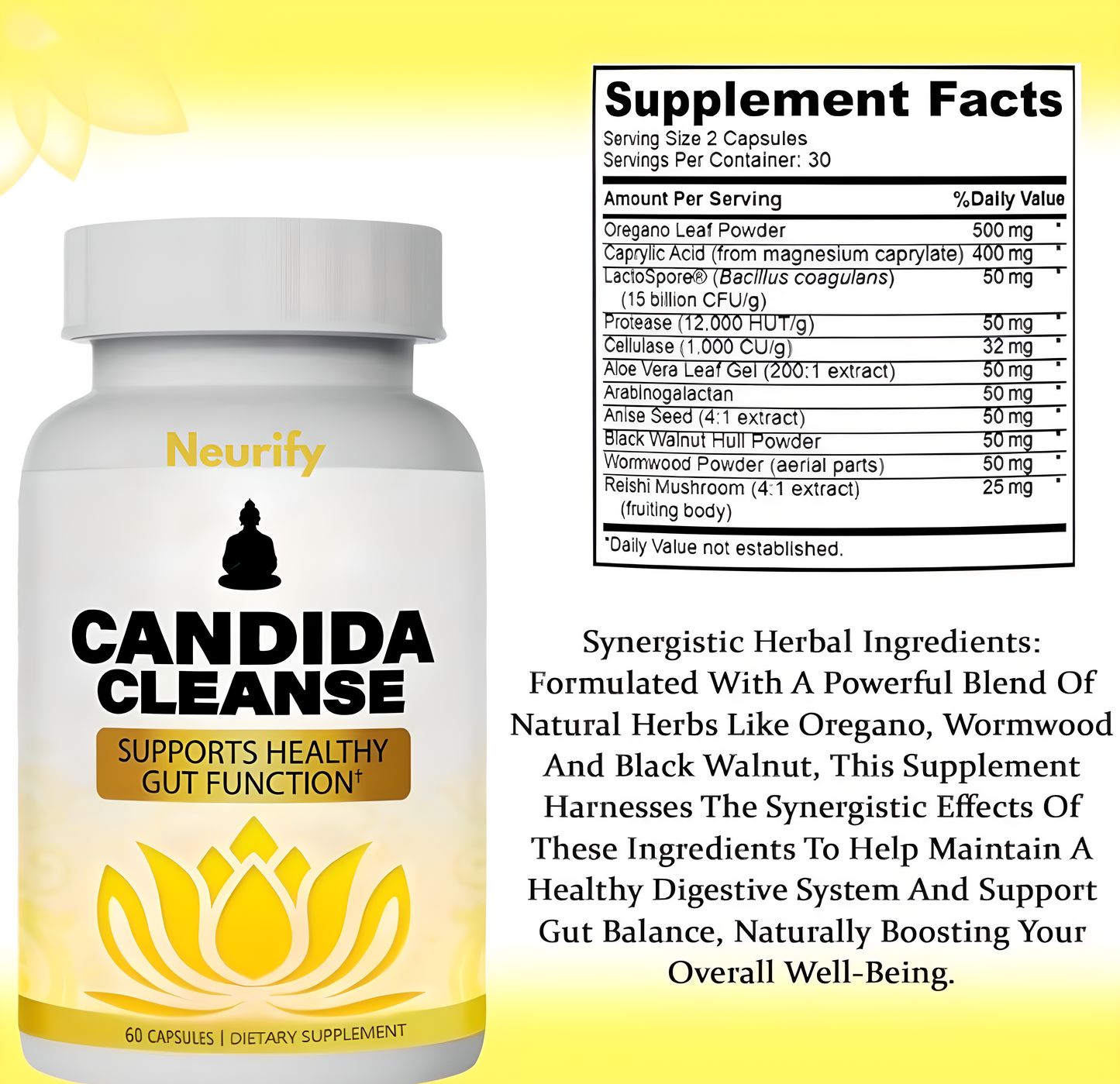 Neurify Candida Cleanse